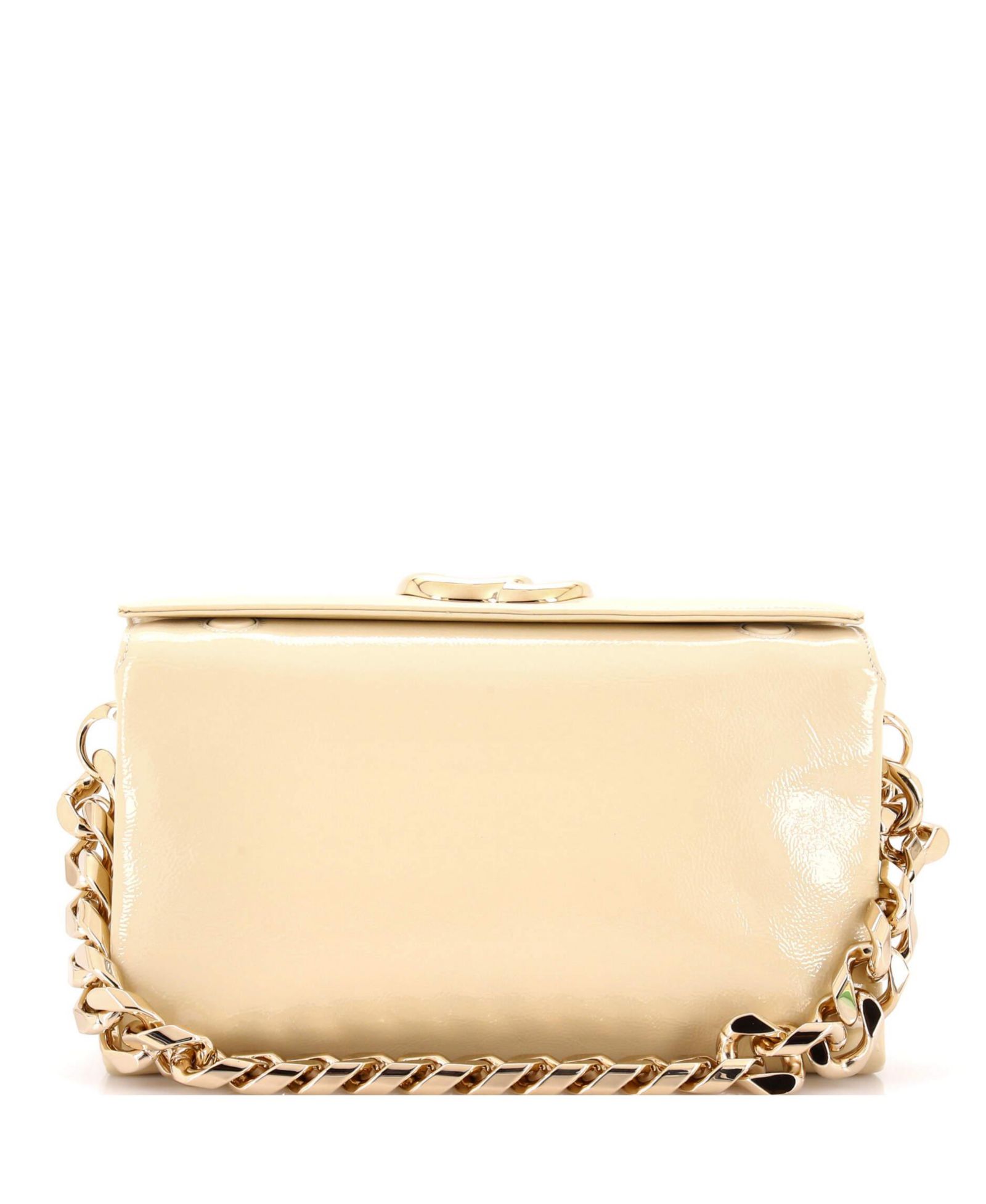 Pre-Owned Gucci Small GG Soft Chain Handle Bag Patent