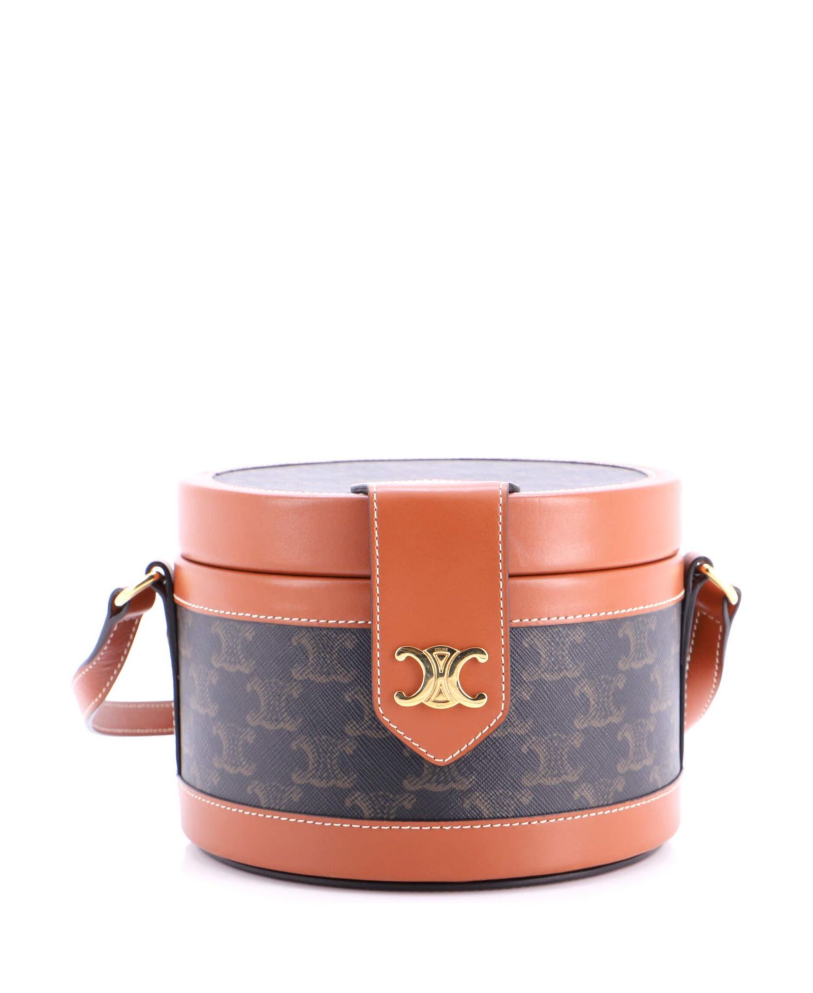 Сумка Celine Tambour Triomphe Coated Canvas б/у