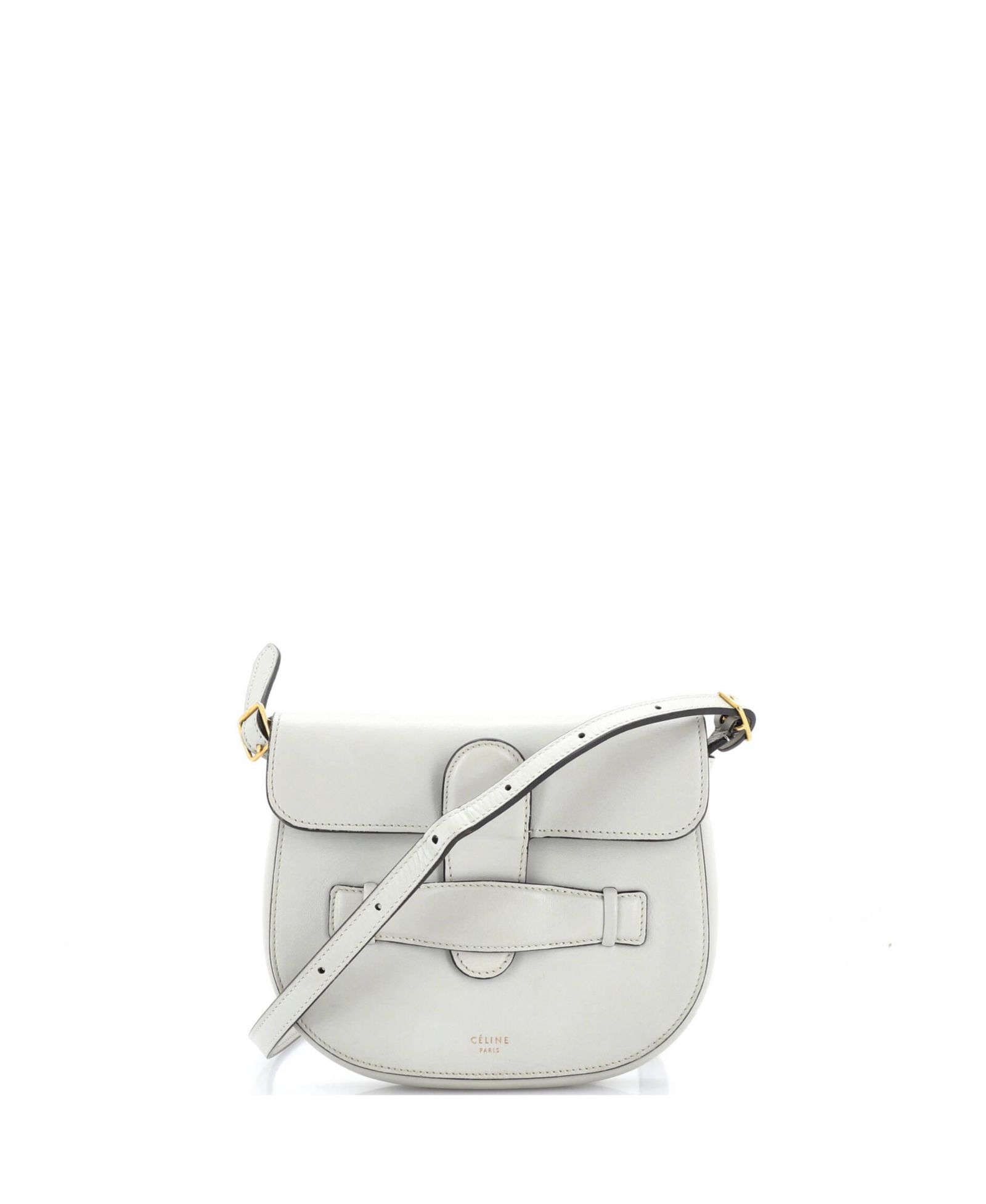 Pre-Owned Celine Mini Symmetrical Shoulder Bag Leather