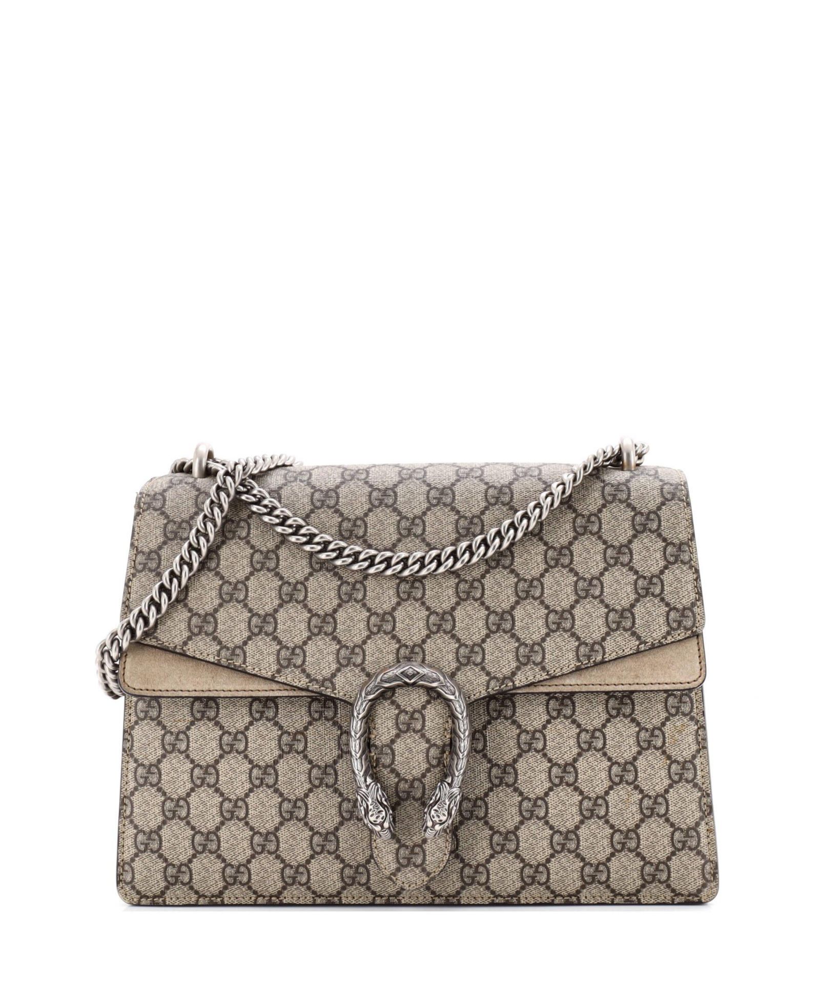 Pre-Owned Gucci Medium Dionysus Bag GG Coated Canvas