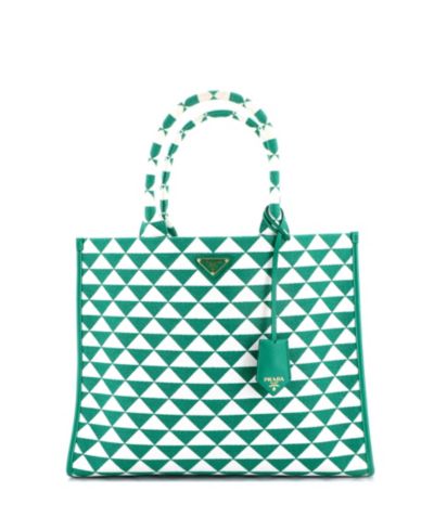 Сумка-шоппер Pre-Owned Prada Large Symbole Jacquard