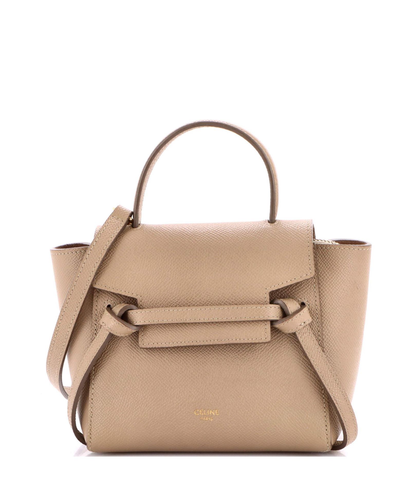 Pre-Owned Celine Pico Belt Bag Textured Leather