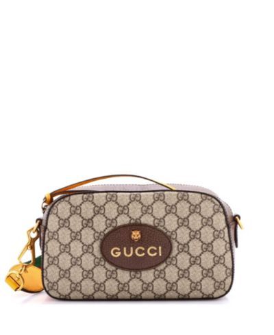 Б/у сумка через плечо Gucci Neo Vintage Camera, канва GG Coated Canvas