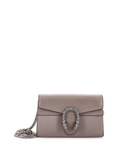 Pre-Owned Gucci Super Mini Dionysus Bag Leather