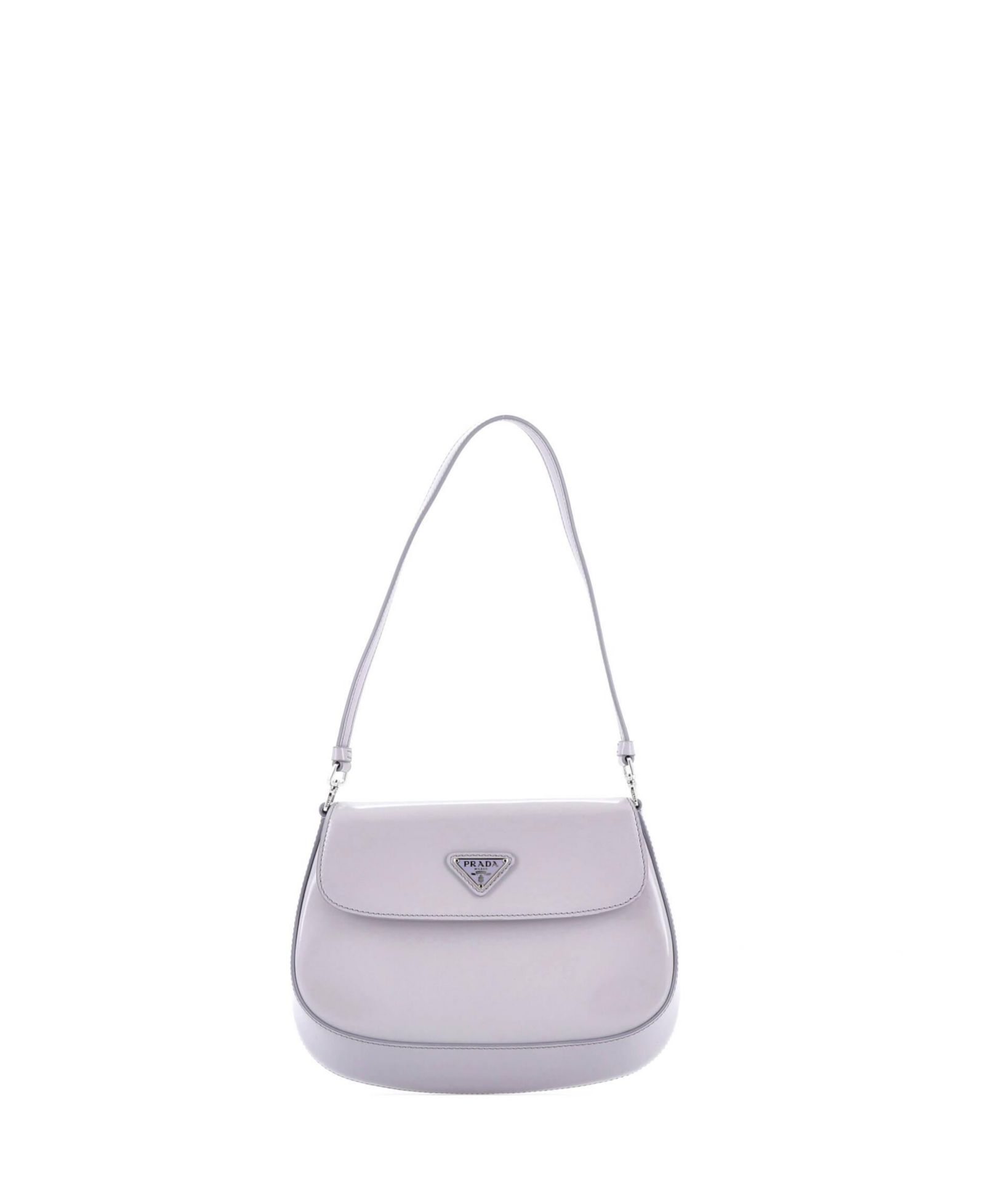 Pre-Owned Prada Small Cleo Flap Shoulder Bag Spazzolato Leather