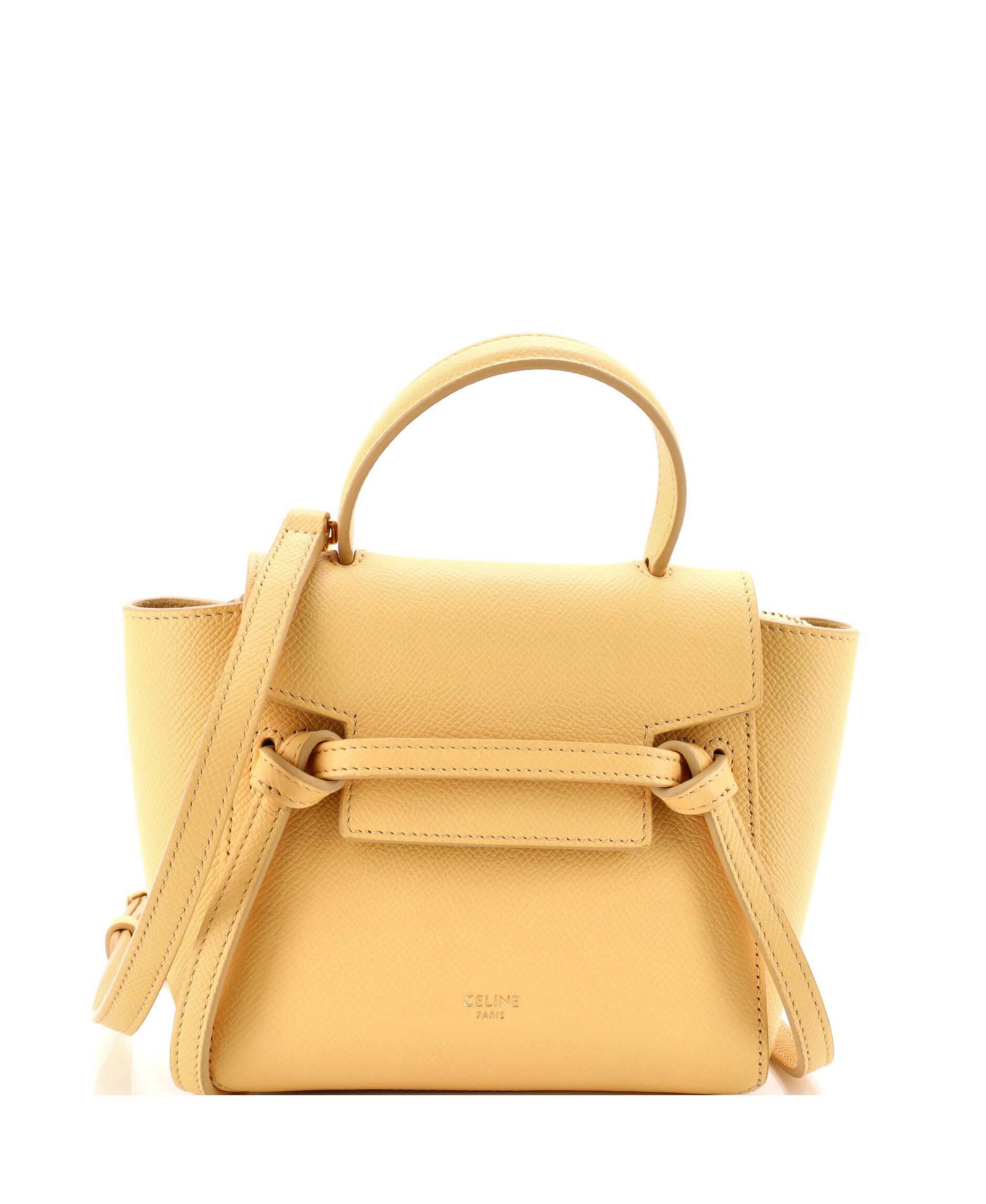 Pre-Owned Celine Pico Belt Bag Textured Leather