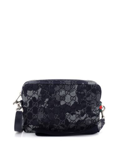 Б/у сумка Gucci Convertible Crossbody, камуфляж GG Denim