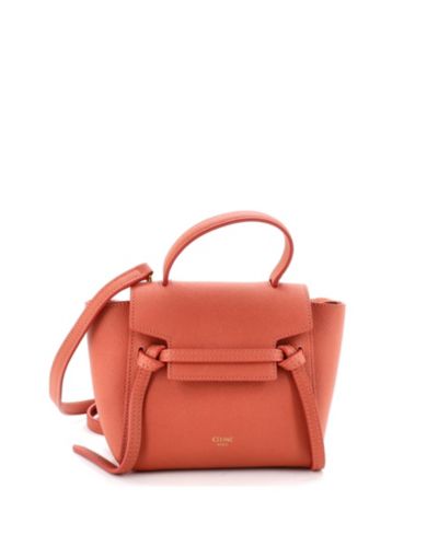 Pre-Owned Celine Pico Belt Bag Textured Leather
