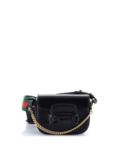 Pre-Owned Gucci Кошелек Horsebit 1955 Flap с ремешком из кожи