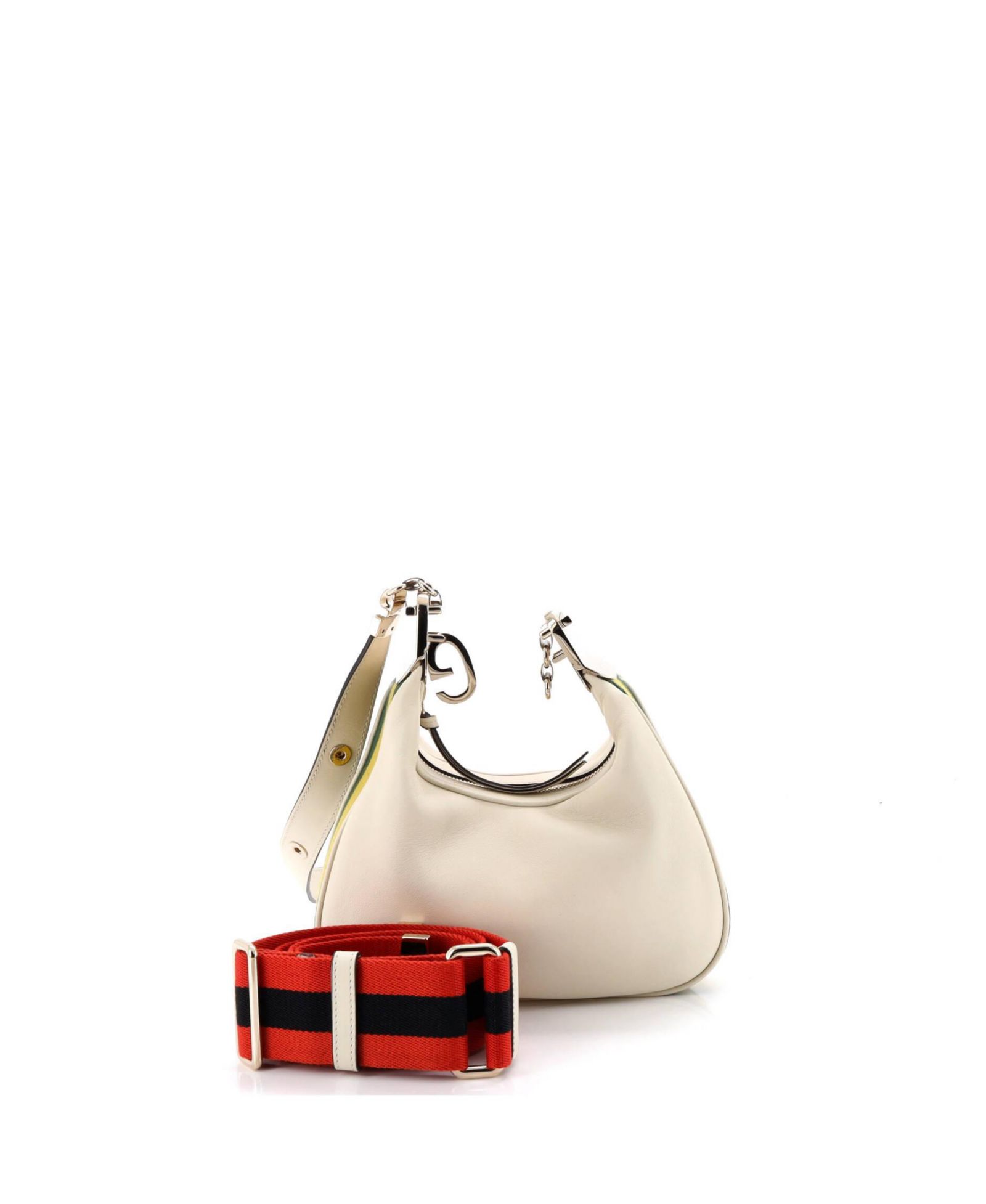 Pre-Owned Gucci Small Attache Shoulder Bag Leather