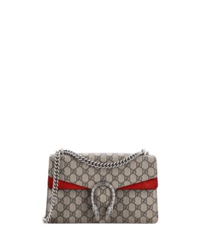 Сумка Pre-Owned Gucci Small Dionysus Bag GG Coated Canvas