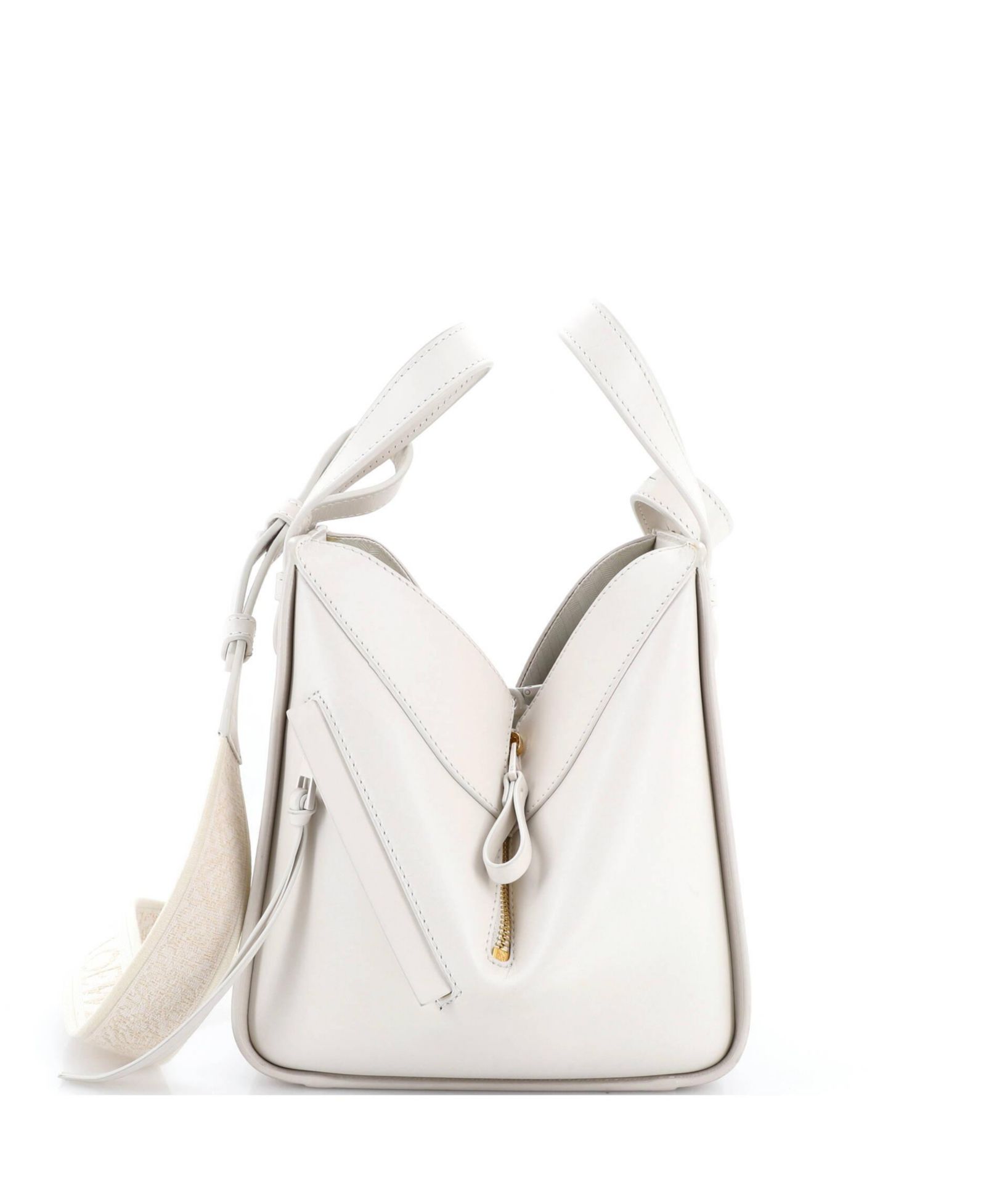 Сумка Loewe Compact Monochrome Hammock из кожи