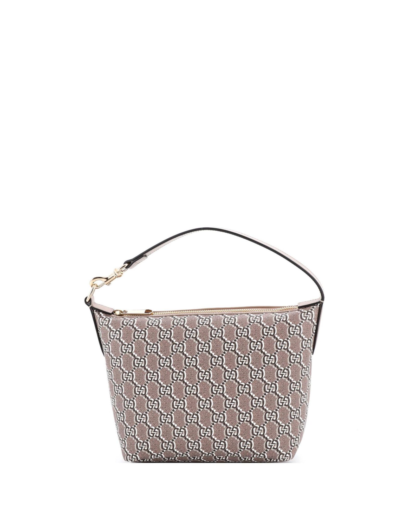 Pre-Owned Gucci Super Mini Ophidia Zip Shoulder Bag GG Shadow Coated Canvas