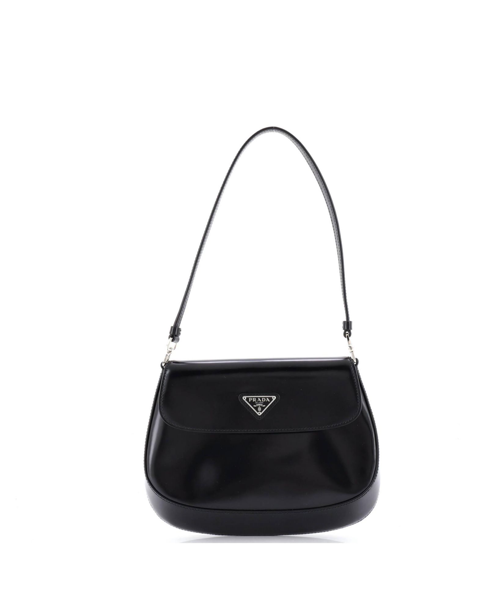 Маленькая сумка через плечо Pre-Owned Prada Small Cleo Flap Spazzolato Leather