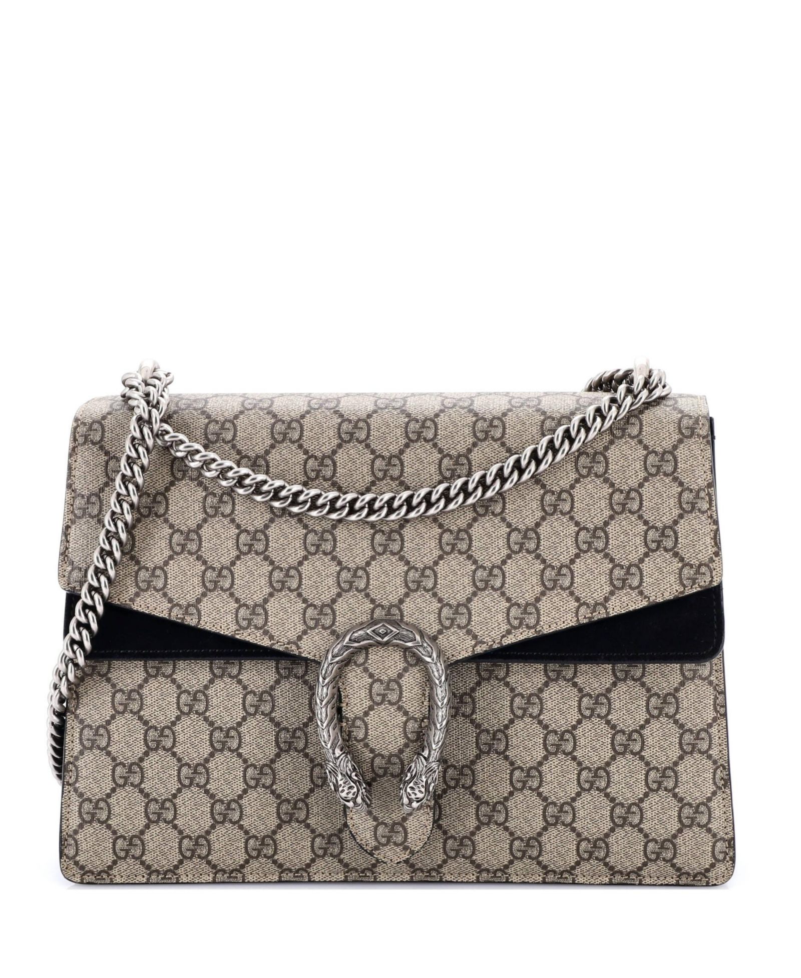 Pre-Owned Gucci Medium Dionysus Bag GG Coated Canvas