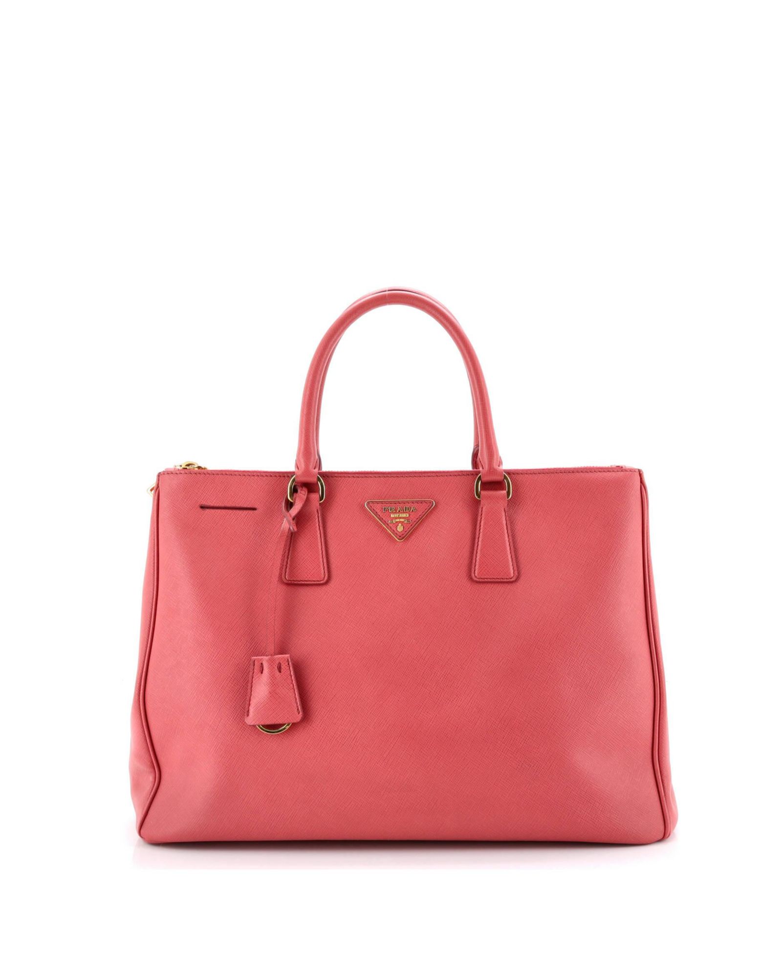 Сумка-тоут Prada Large Double Zip Lux Saffiano Leather Pre-Owned