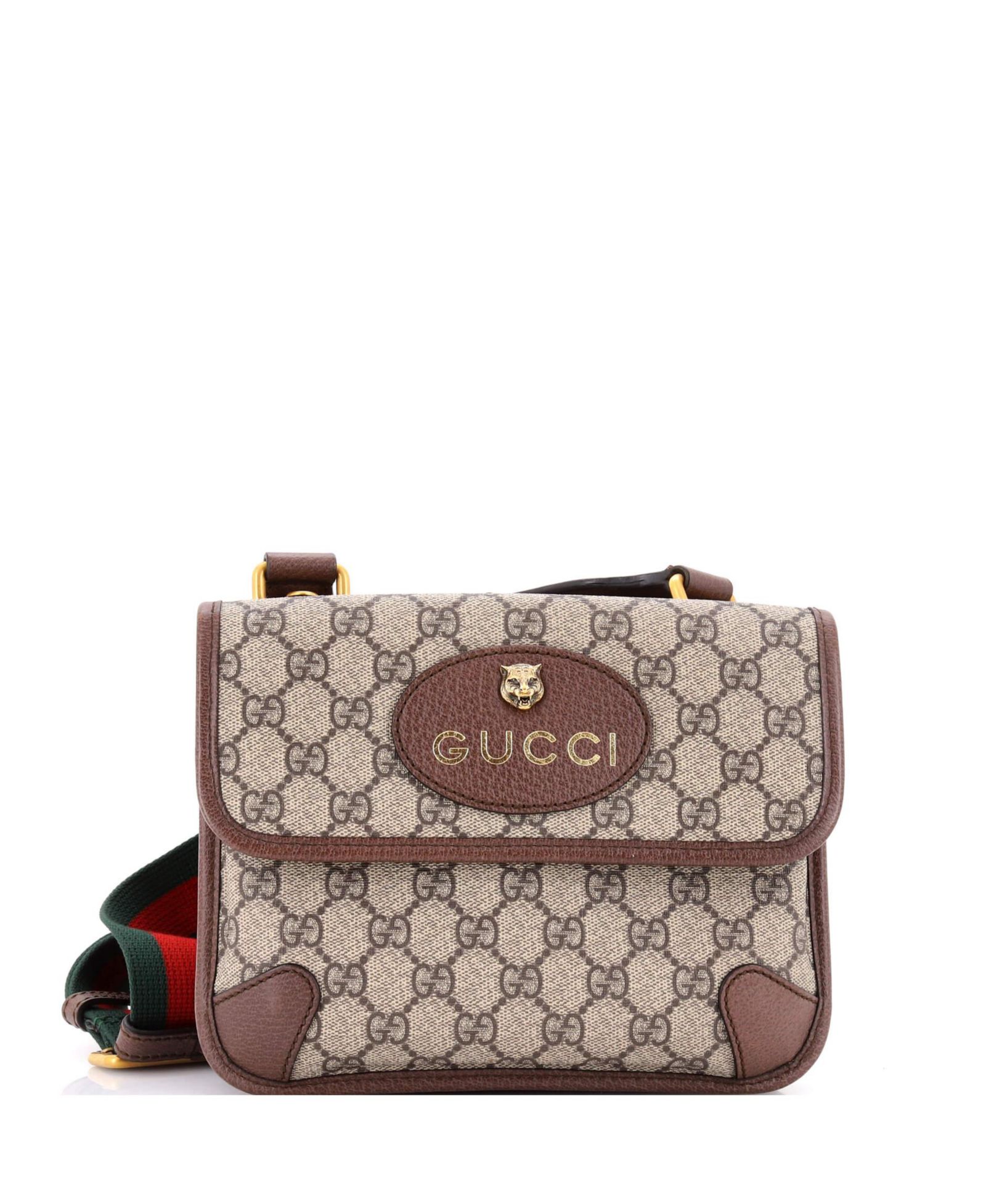 Сумка через плечо Gucci Small Neo Vintage Flap Messenger GG Coated Canvas
