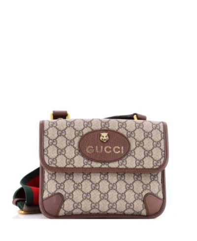 Сумка через плечо Gucci Small Neo Vintage Flap Messenger GG Coated Canvas
