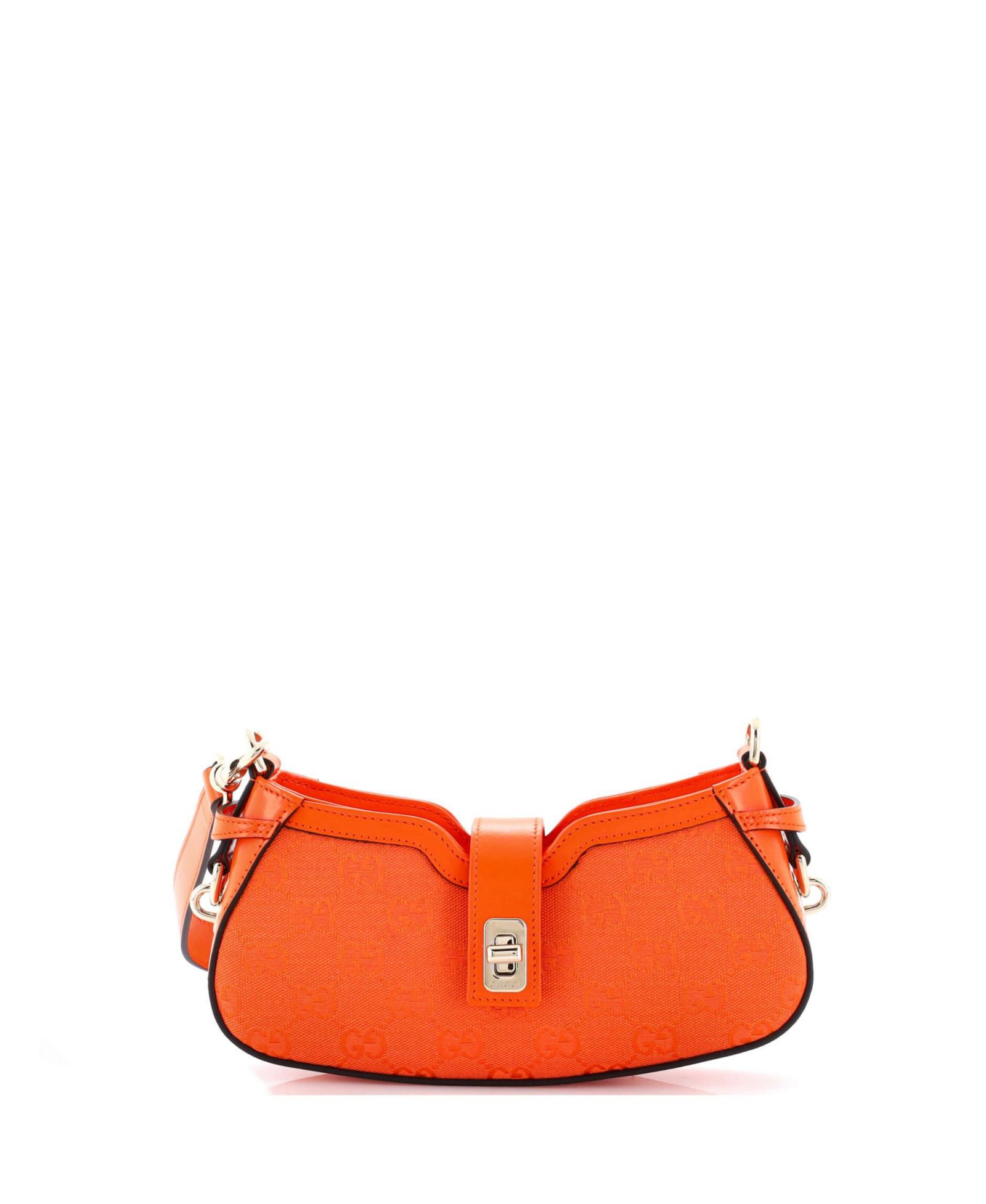 Сумка через плечо Pre-Owned Gucci Mini Moon Side Shoulder Bag GG Canvas