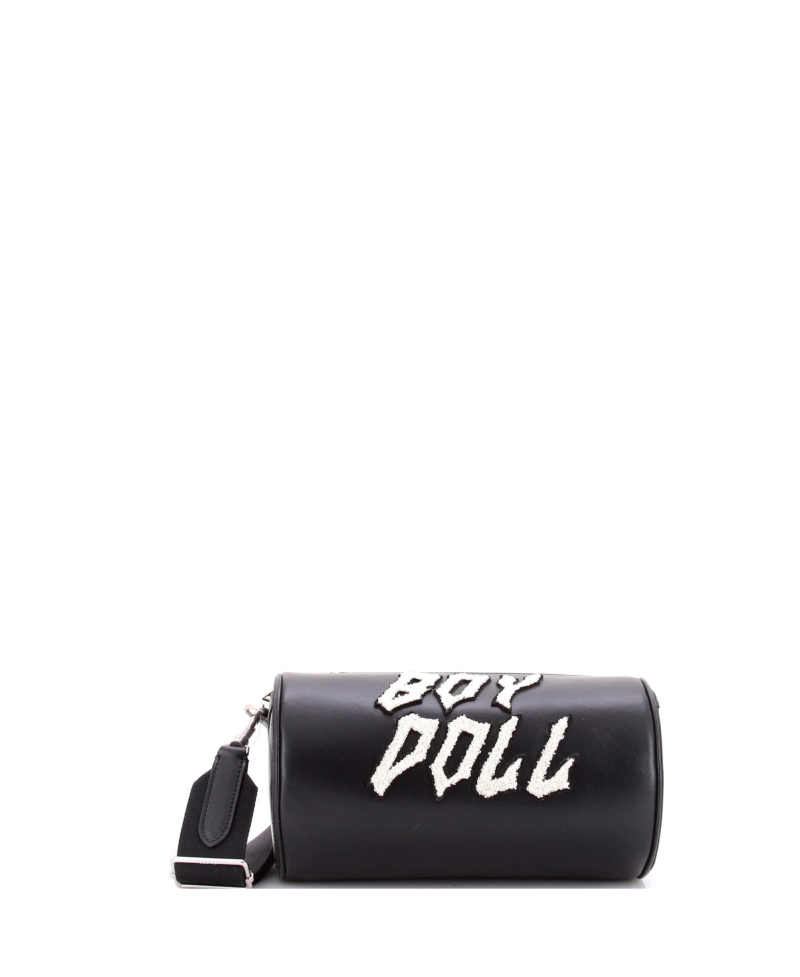 Pre-Owned Celine Cylinder Shoulder Bag Leather with Applique