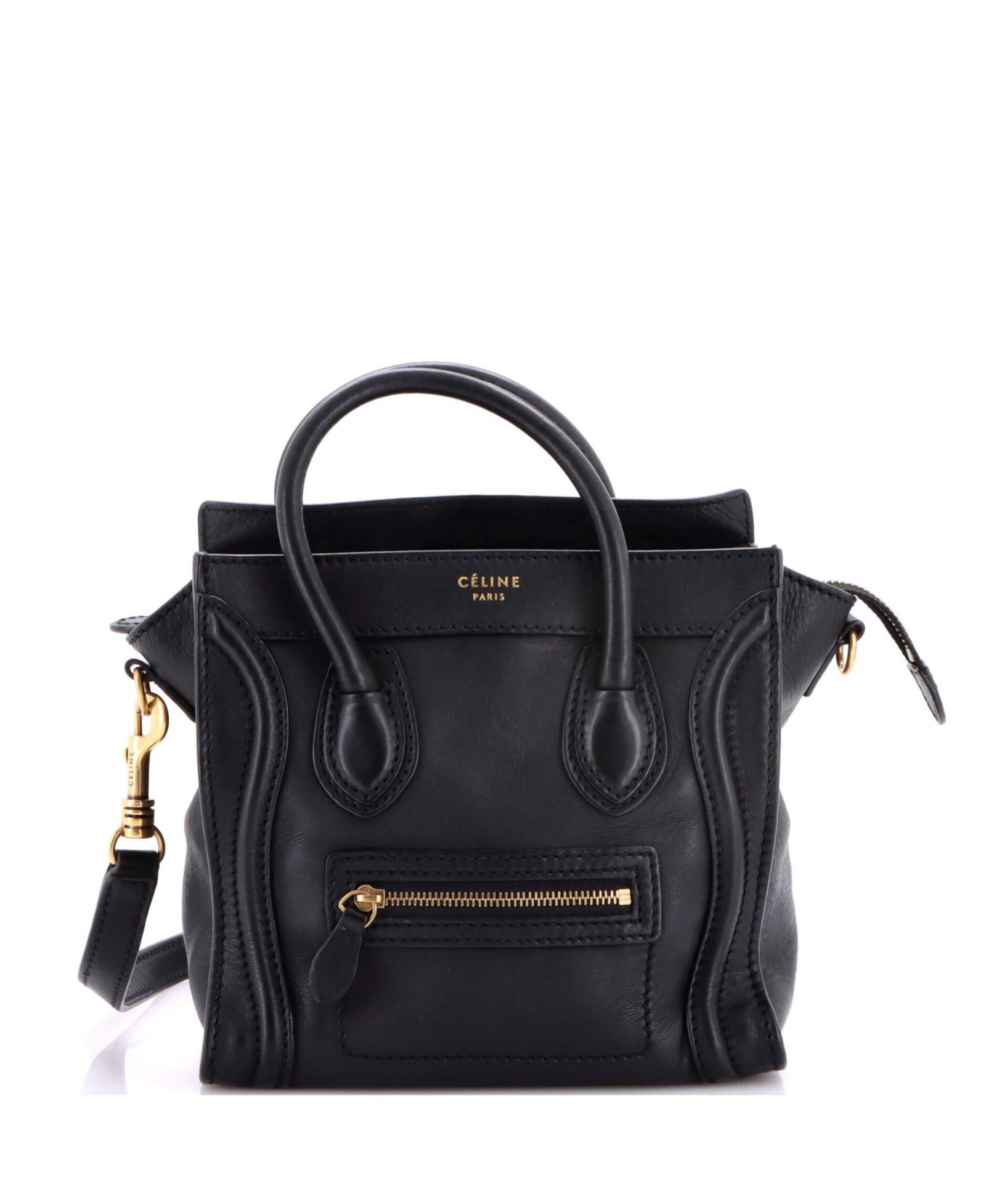 Сумка Pre-Owned Celine Nano Luggage Smooth Leather