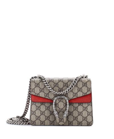 Gucci Mini Dionysus сумка из покрытия Canvas GG, б/у
