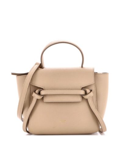 Pre-Owned Celine Pico Belt Bag Textured Leather