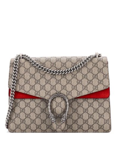 Gucci сумка Dionysus Medium из прочного полотна GG, б/у