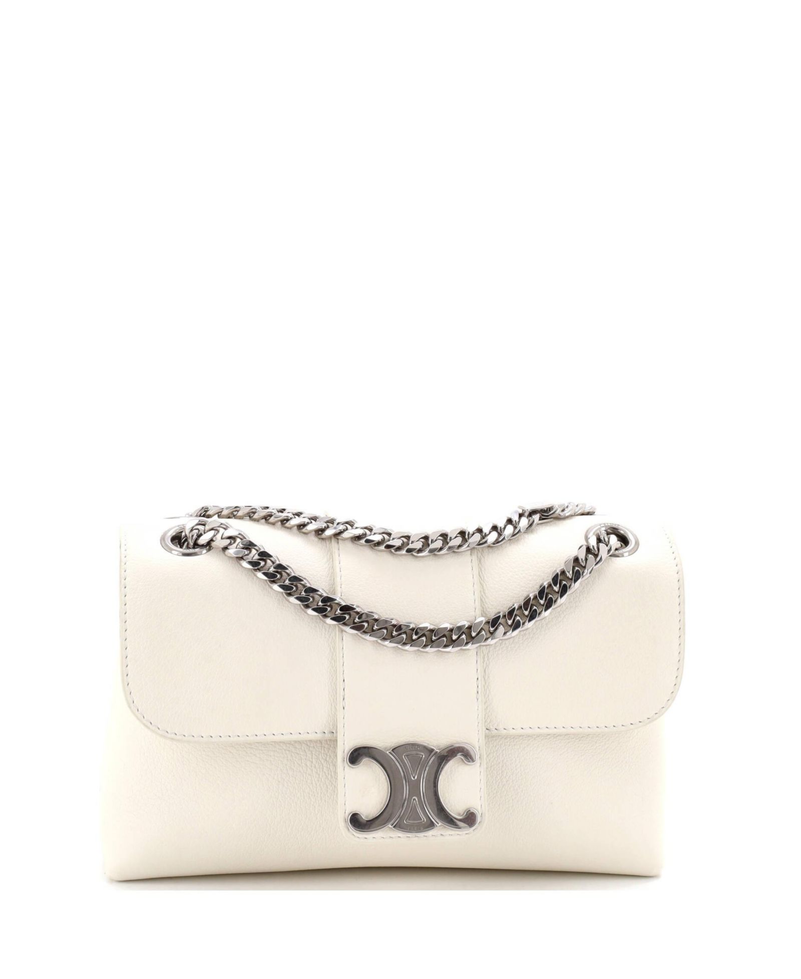Pre-Owned Celine Teen Victoire Flap Shoulder Bag Leather