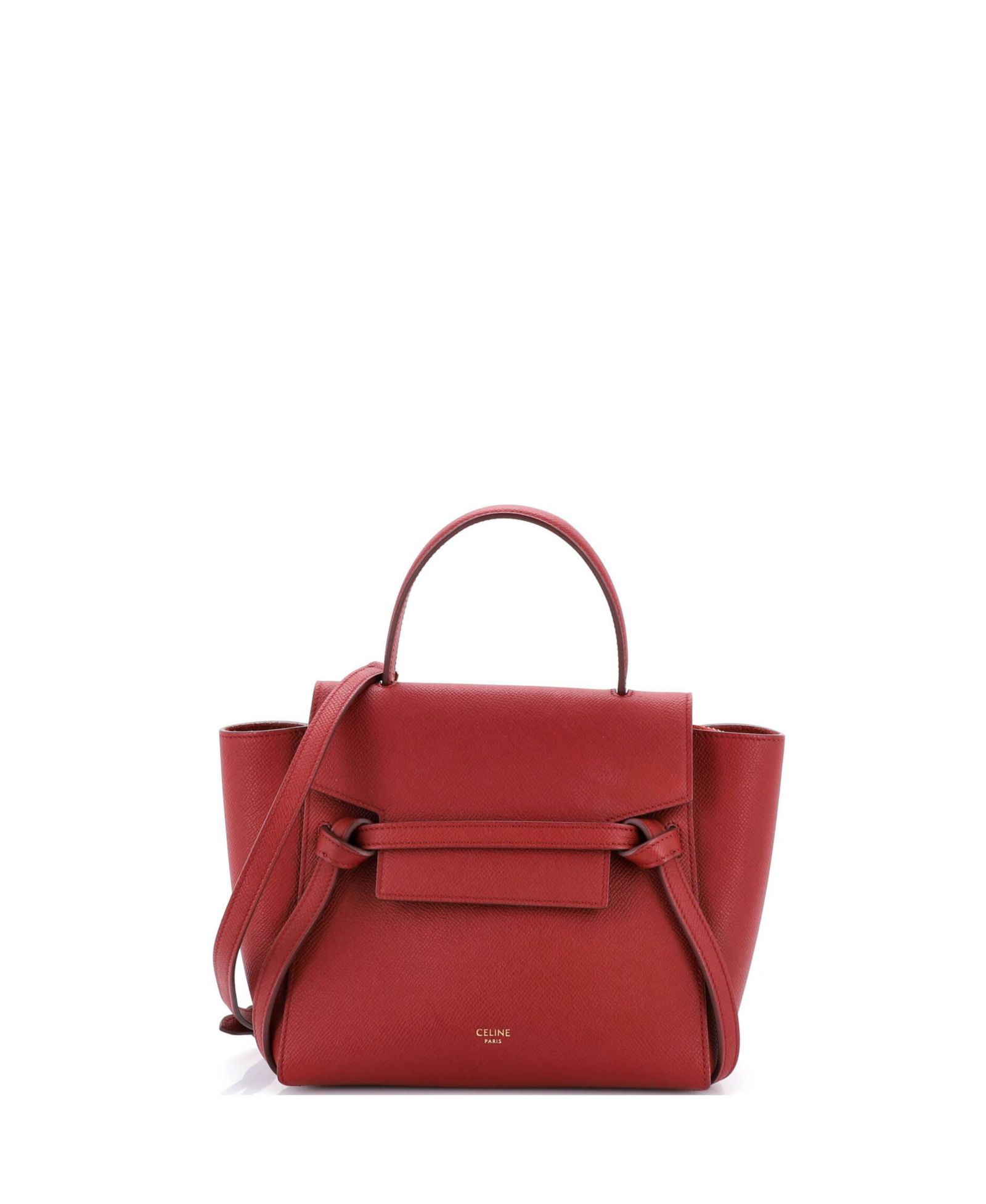 Pre-Owned Celine Nano Belt Bag Textured Leather