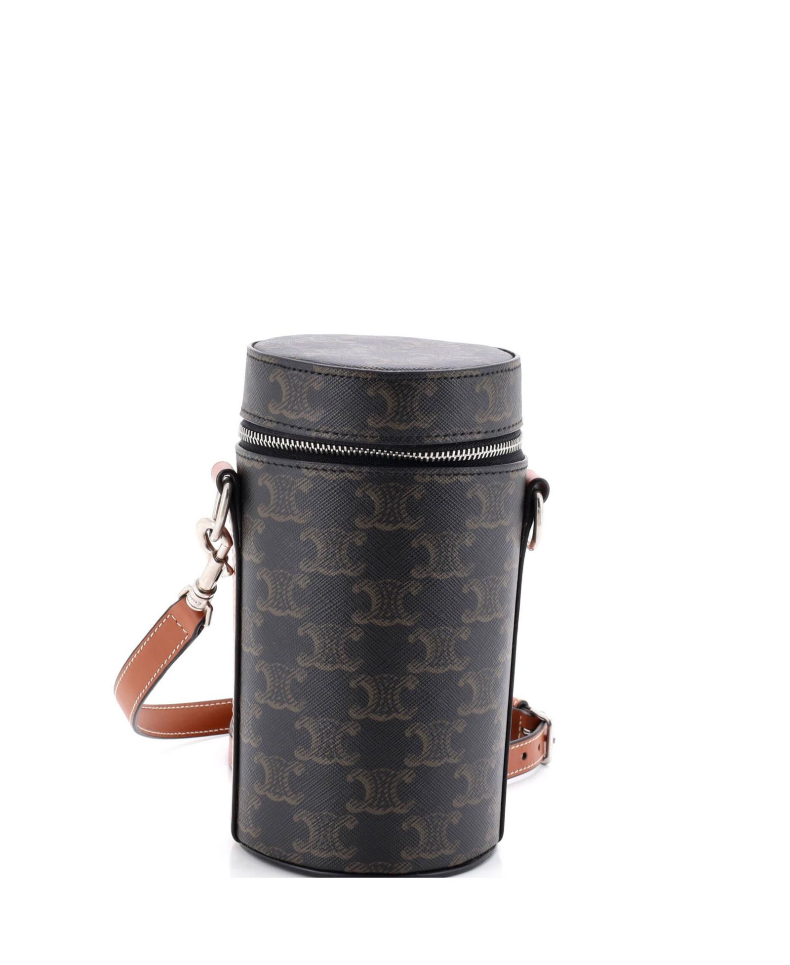 Сумка Celine Vertical Cylinder Bag Triomphe из покрытия Coated Canvas