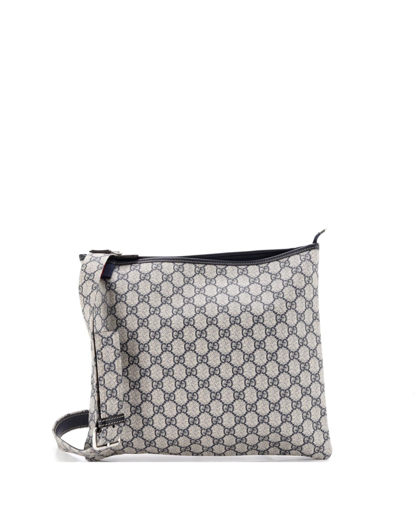 Pre-Owned Gucci большая сумка-мессенджер Web Loop GG из покрытия Canvas