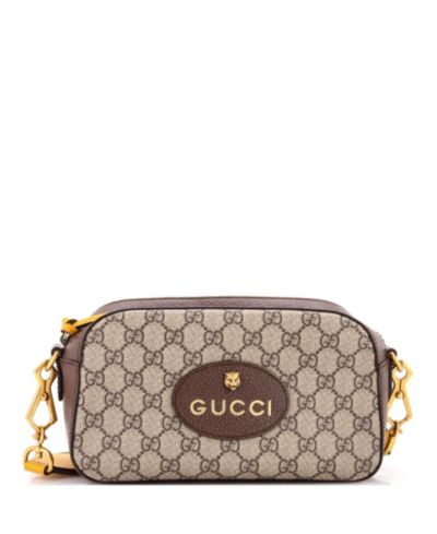 Женская сумка через плечо Gucci Neo Vintage Camera GG Coated Canvas