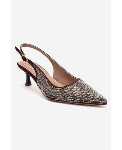 Prologue Shoes Женские туфли-лодочки Nella с декором и открытой пяткой