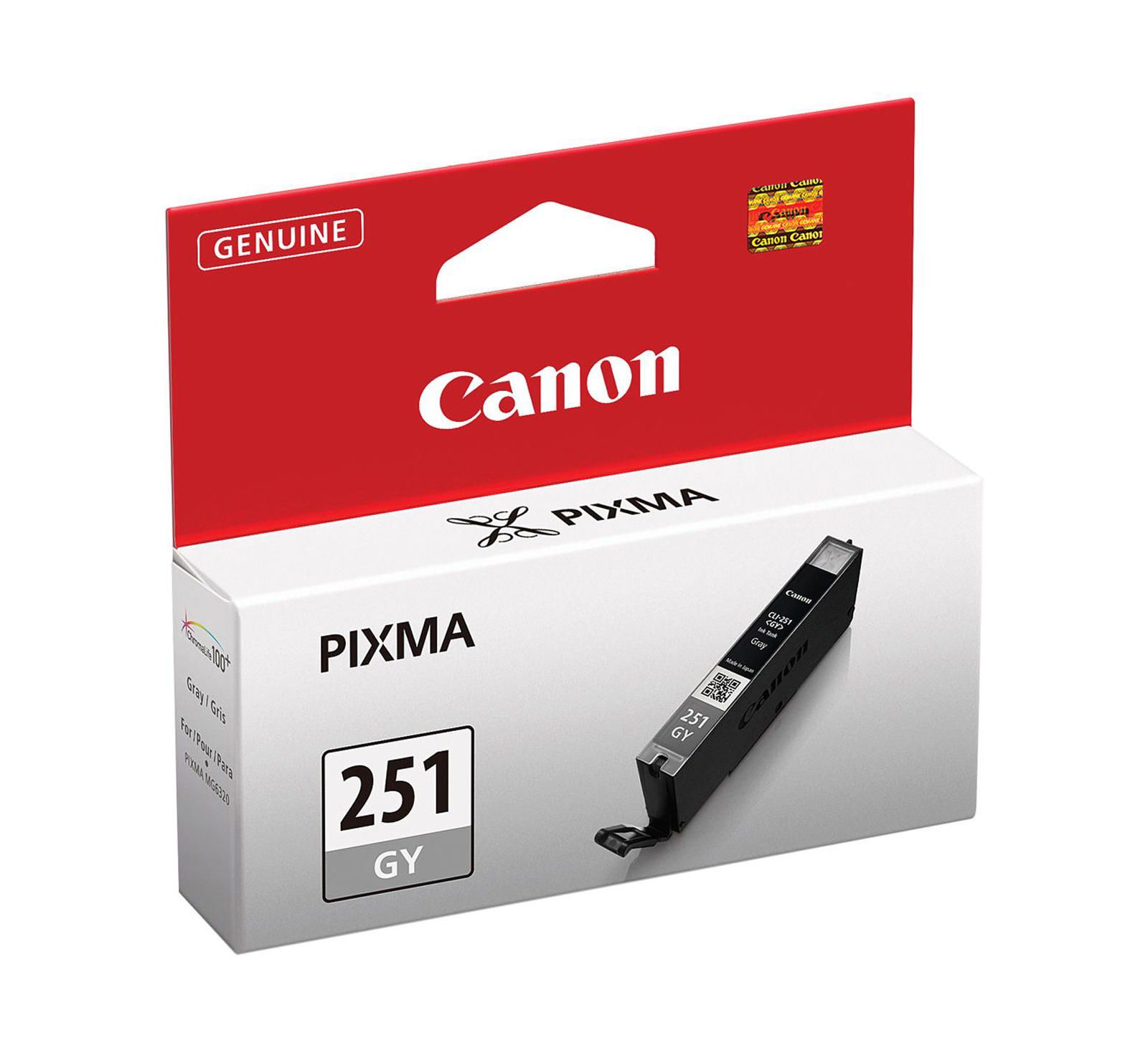 Canon CLI-251 Gray Ink Tank for Select PIXMA Printers