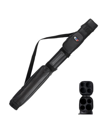 GSE Games & Sports Expert 2x2 Square Hard Billiard Pool Cue Stick Carrying Case, Billiard Cue Case