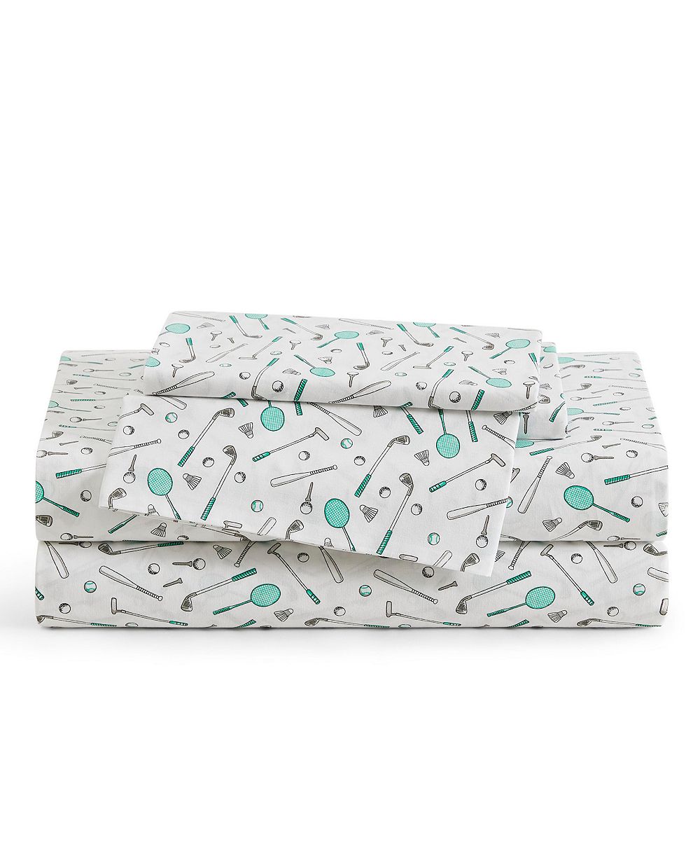 Tommy Bahama Home комплект постельного белья из стиранного хлопка, 4 предмета, King, 200-Thread Count
