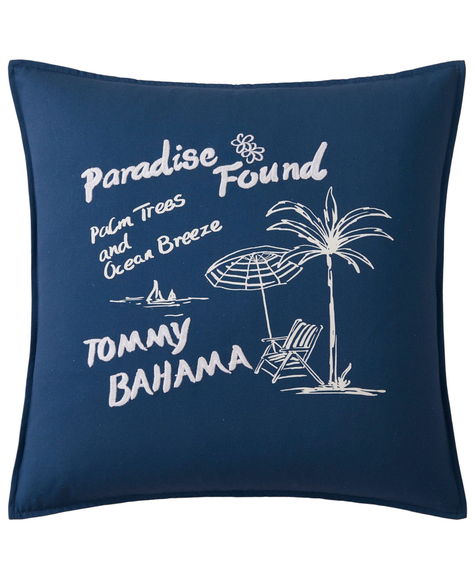 Tommy Bahama Home Paradise Found Cotton Decorative Pillow, 20" x 20"