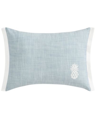 Tommy Bahama Home Ocean Bay Pineapple Cotton Decorative Pillow, 12" x 16"