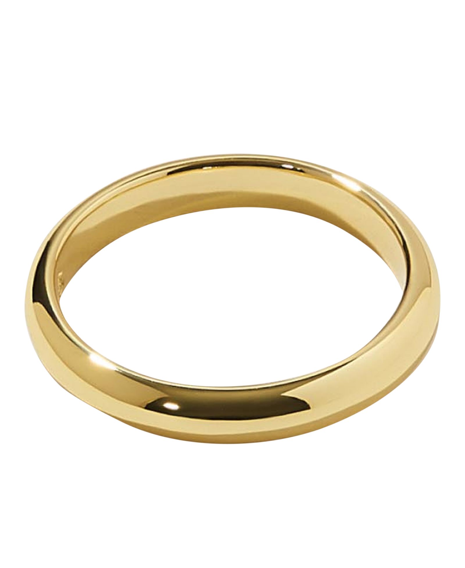Кольцо Ana Luisa 14k Gold-Plated Everly High-Polish Band