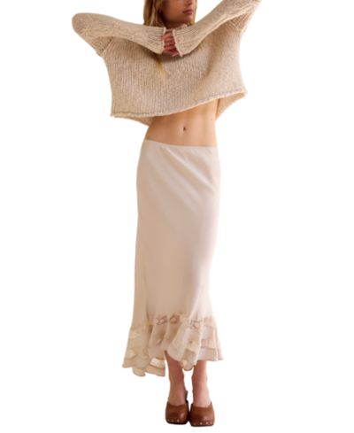 Женская юбка Free People Women's Long Lost Lover Slip A-Line