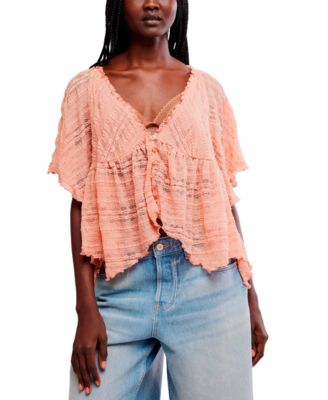 Женский кружевной топ Free People Women's In Your Dreams Plunge V-Neck