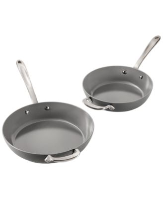 All-Clad Ceramic Nonstick 8.5" & 10.5" Fry Pan Set