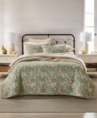 Charter Club Venetian Vine Cotton 2-Piece Quilt Set, Twin, Macy's Exclusive