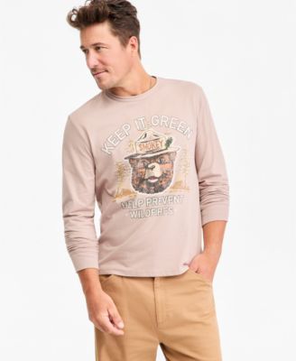 Мужская футболка Sun + Stone Long-Sleeve Camp Smokey Cotton