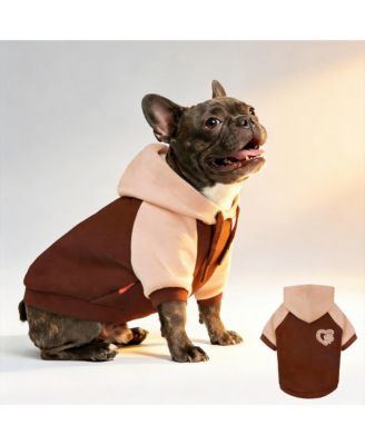 ARONKL Dog Hoodie Stretchy Warm Pet Sweatshirt with Leash Hole Soft Comfort Winter