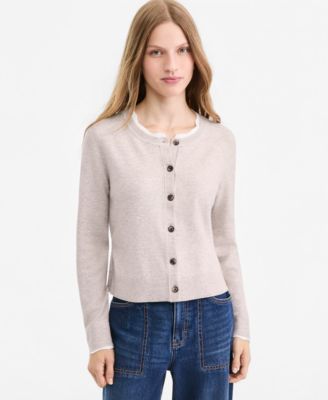 On 34th Women's Long-Sleeve Scallop-Trim Cora Cardigan, Macy's Exclusive