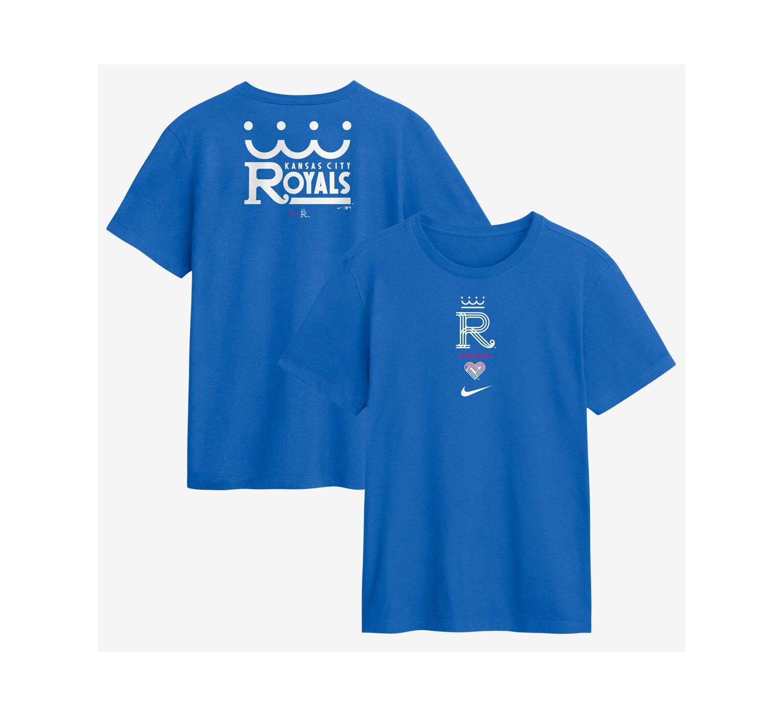 Мужская футболка Nike Blue Kansas City Royals 2026 City Connect 2-Hit