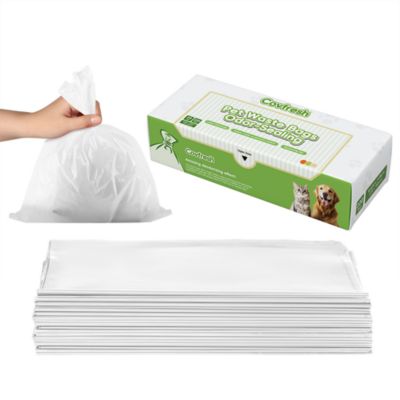 Пакеты для экскрементов собак Covfresh с диспенсером, 9.84x15.75 Inch