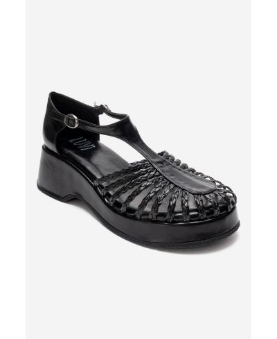Prologue Shoes Women's Barry Woven Wedge Sandal